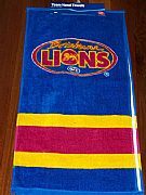 BRISBANE-LIONS-AFL-HAND-TOWEL-SET-OF-2-NEW-AUSTRALIA